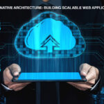 Cloud-native architecture diagram for scalable web applications 2026